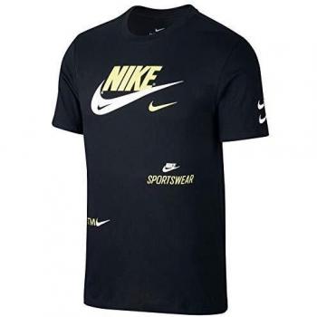 Desconocido Nike M NSW Pack 2 tee 2 Short Sleeve T-Shirt, Hombre, Black