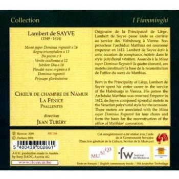 Lambert de Sayve: Messe pour le Sacre de l'empereur Matthias