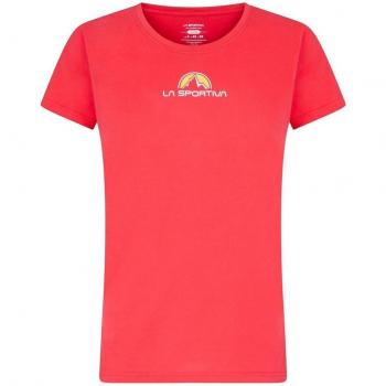 La Sportiva - Camiseta de escalada de mujer Footstep Tee Hibiscus Floral Bloom