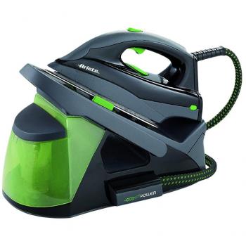 Ariete Stiromatic Eco Power Centro de Planchado, 2000 W, 1.5 litros, Acero Inoxidable, Negro, Verde
