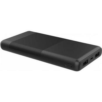 Batería Externa Myway Powerbank 2 USB-A 10000mAh Carga Rápida Negra