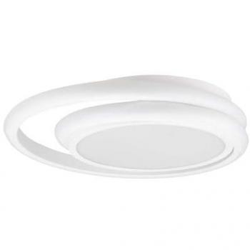 Lámpara de Techo LED Moderna Doble Ronda 38W Color Blanco 4000K