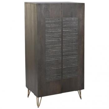 Armario DKD Home Decor Marrón Metal Madera de mango 70 x 45 x 142 cm