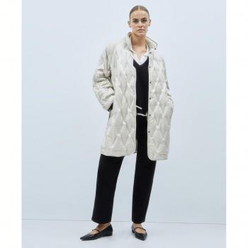 Parka pluma de mujer acolchada larga Couchel
