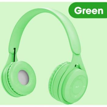Auriculares inalámbricos Hi-Fi estéreo para niños con Bluetooth, audio MP3, tarjeta TF, cancelación de ruido y micrófono para niñas