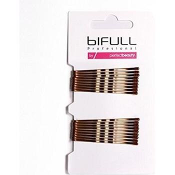 BIFULL Clip Ondulado Bronce 51 mm 18 UDS, Negro, Estandar