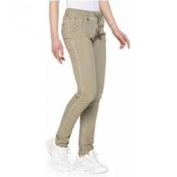 Carrera Slim Fit Green Jeans with Elastic Waistband - 5-Pocket Design