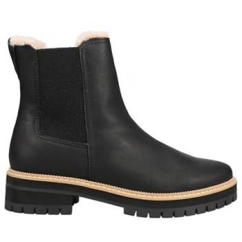 TOMS Nubuck Women's Black Ankle Boots with Block Heel - Size EU 38.5