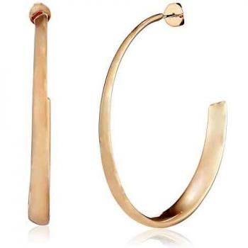 Calvin Klein Pendientes de aro Mujer chapado en oro - KJ8QPE100100