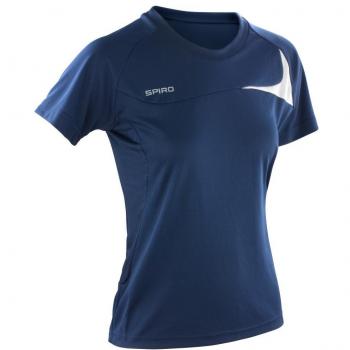 Spiro Ladies Dash Training Shirt Navy XS/8