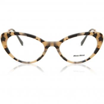 Miu Miu MU05RV 07D1O1 Women's Tortoiseshell Eyeglasses - Size 51, Blue Light Block Available