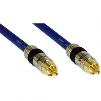 Cable de Audio RCA Premium 10m con Conectores Baquelita Dorados