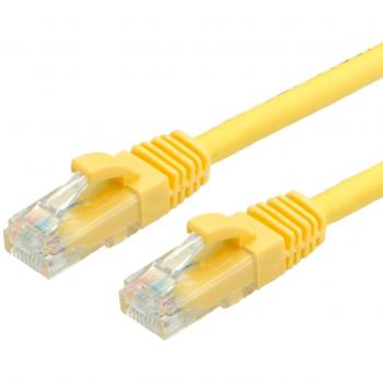 Latiguillo RJ45 5 m Cat.6 UTP AWG 24 CCA Libre de Halógeno Amarillo Value
