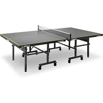 Mesa de Tenis de Mesa Joola Inside J18, Indoor, Plegable, 274 x 152,5 x 76 cm, Incluye Red, Color Gris