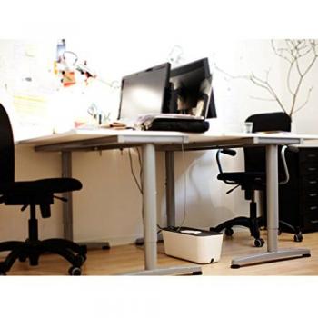 Hideaway Bosign de cable caja X Large Weiss/Dunkelgrau