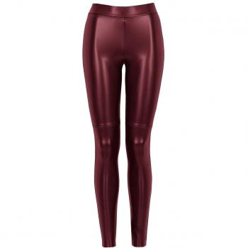 Estella Faux Leather Leggings - Women's Black Size 36