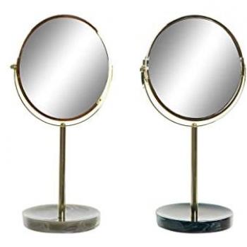 Espejo de Aumento DKD Home Decor 18 x 13 x 32 cm Metal Resina (2 Unidades)