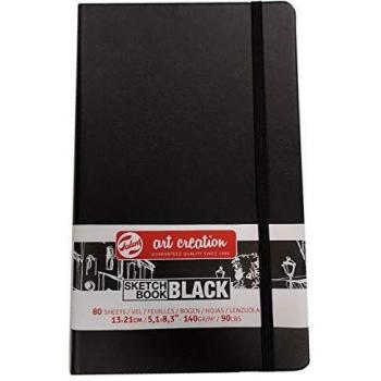 SKETCH BOOK BLACK ARTCREATION 13X21CM