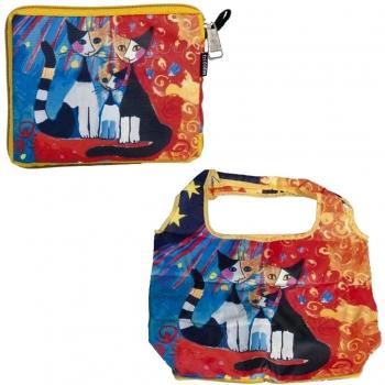 Fridolin 40513 diseño Together-Bolsa de la Compra Plegable, Nailon, 16 x 13 x 4 cm