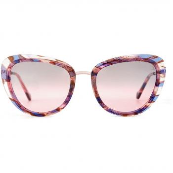 Etnia Barcelona Rotoava Sun BLPG Anteojos de Sol para Mujer Azules 53