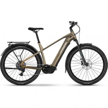 Bicicleta eléctrica Haibike Trekking 6.5 Low i600Wh Shimano CUES U6000 marrón - M