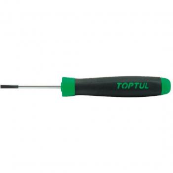 Destornillador plano TOPTUL FAIB1E05, 1.2 mm de ancho, longitud de 50 mm