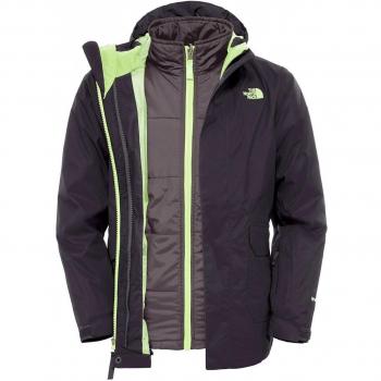 The North Face B Boundary Triclimate - Chaqueta para niño, color negro, talla YXL
