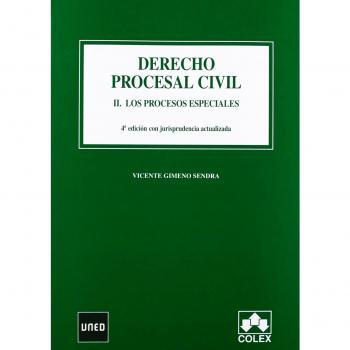 DERECHO PROCESAL CIVIL II. LOS PROC.ESP. 4ª ED.