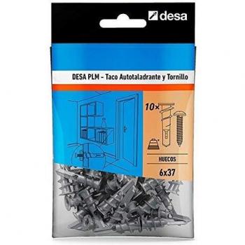 Desa QS160071 QS160071-Desa PLM + Tornillo 6 x 37-10 uds, Gris