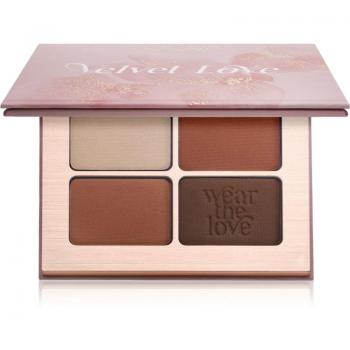 ZOEVA Velvet Love Eyeshadow Quad Palette (Easy Nude Eyes) 4x1.5 g