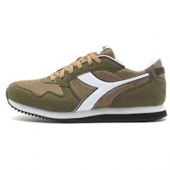 Diadora Men's Skyler Green Lace-Up Sneakers Size 11 US