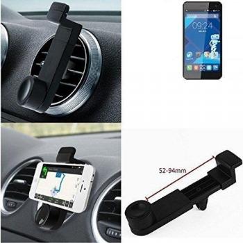 Titular Smartphone para el coche para Haier Voyage G31. Parrilla del coche montaje del sostenedor del coche para el teléfono inteligente. De aplicación universal. Negro. Fácil de instalar, sujeción segura. Utilizar el teléfono como un dispositivo de 