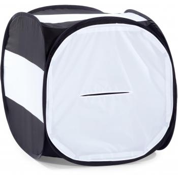 walimex Pop-Up - Cubo de luz 80 x 80 x 80 cm, Color Negro