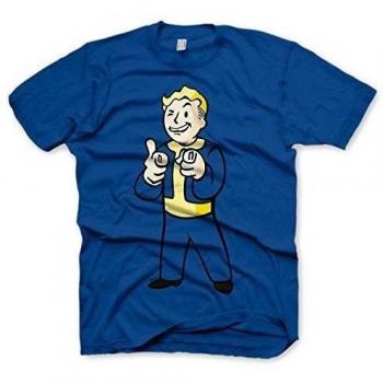 Le Vert Sacr Vault Boy Charisma - Camiseta de manga corta para hombre, color royal blue, talla Small, Azul