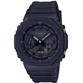Casio Reloj Análogico-Digital para Hombre de Cuarzo con Correa en Caucho GA-2100-1A1ER