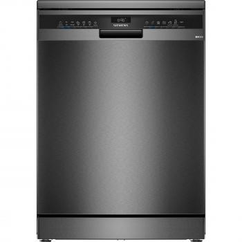 Siemens - Lavavajillas 60cm 14 cubiertos 42db negro - SN23EC03ME
