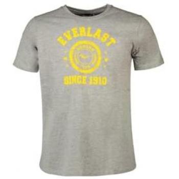 Camiseta de Manga Corta Everlast Horton Gris Amarillo - S