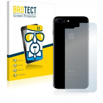 BROTECT Protector Pantalla Cristal Híbrido Compatible con Apple iPhone 7 Plus Trasera