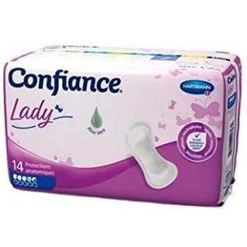 Protecciones Anatómicas Confiance Lady con Aloe Vera, 4.5 Gotas, 14 unidades