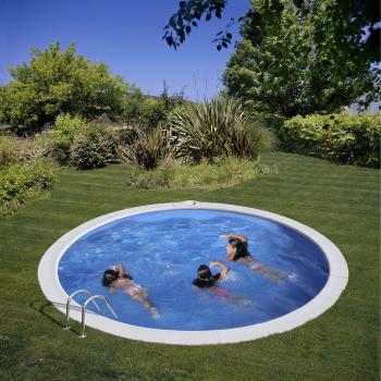 Piscina Enterrada Redonda de Acero Sumatra 350x120 cm GRE