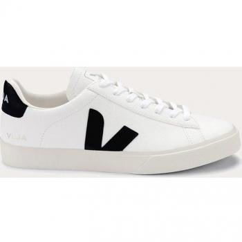 Veja Women's Campo Sneakers - White/Black, Size UK 6