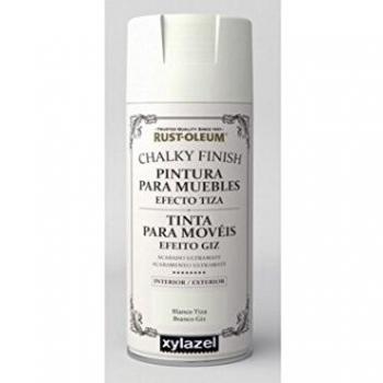 Rust-Oleum Spray Chalky Finish Blanco Tiza 400 ML BRUGUER, Negro