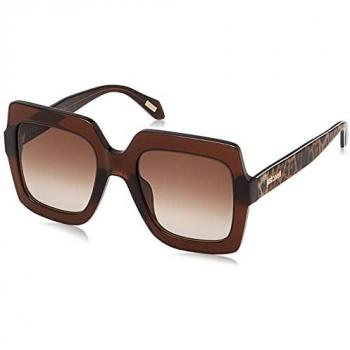 Just Cavalli Women's Shiny Transparent Brown Gradient Sunglasses SJC023 53MM CAT3