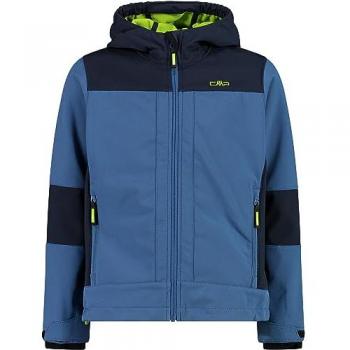 CMP Kids Softshell Jacket with Fixed Hood - Dusty Blue