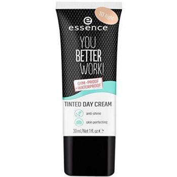 essence cosmetics you better work! tinted day cream bb cream waterproof makeup 30ml
