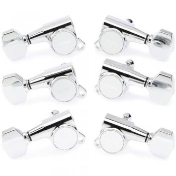 Gotoh SG381-07 Inline Chrome Tuners 6L Set