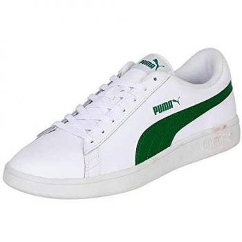 PUMA Unisex Smash V2 L Low-top Sneakers, White