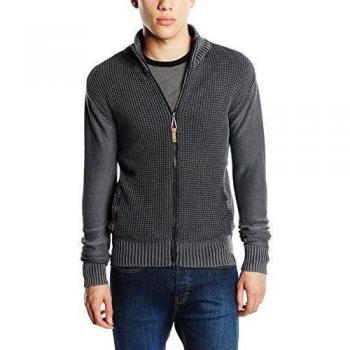 Timezone 28-6028-Jersey de punto Hombre,  
 Negro
