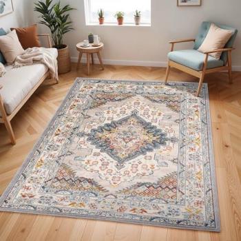 Alfombra Vintage Oriental Boho Multicolor 120x170 cm de Surya