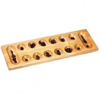 Juego de Kalaha de Madera Goki para Niños a Partir de 8 Años